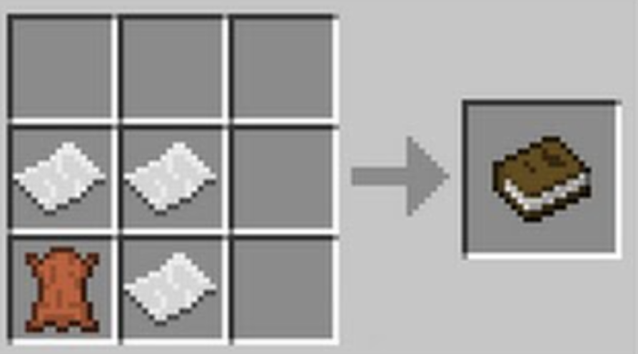 Minecraft kitap yapımı crafting tarifi