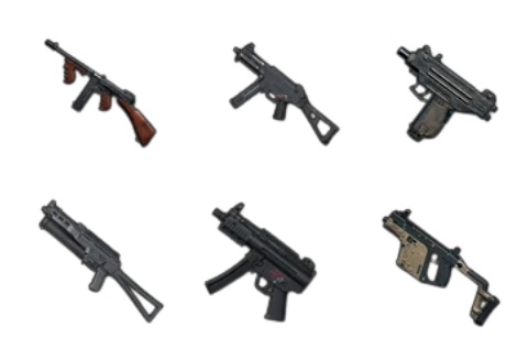 PUBG Mobile Hafif Makineli Silahlar Görseli