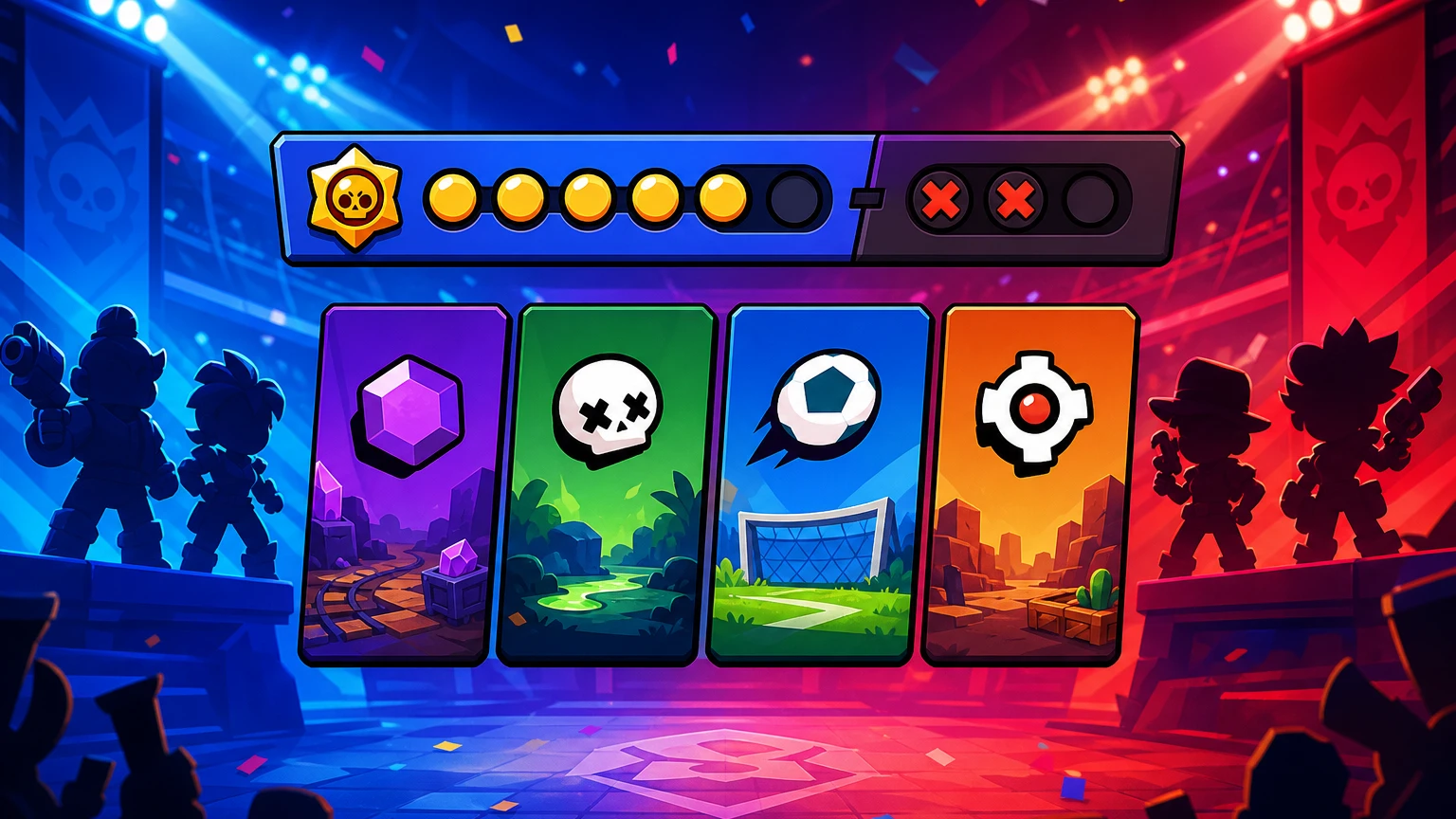 Brawl Stars Şampiyonluk Mücadelesi etkinlik ekranı
