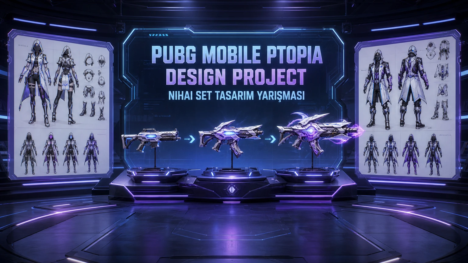 PUBG Mobile P.D.P. Nihai Set tasarım mücadelesi