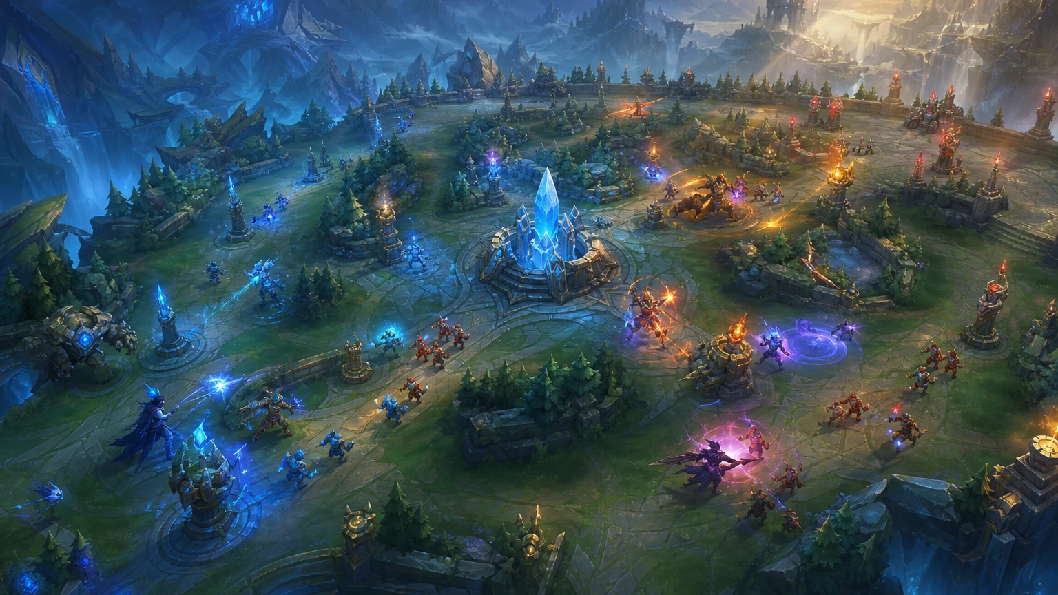 Wild Rift Vadi haritasında mistik savaş alanı