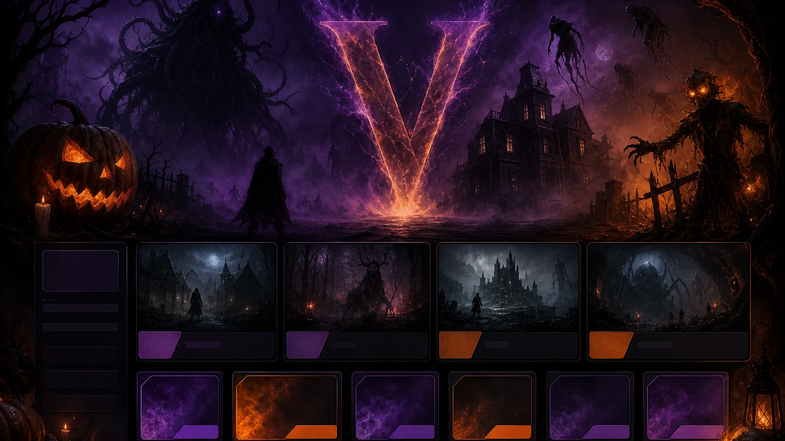 Steam Scream V Cadılar Bayramı temalı mağaza vitrini