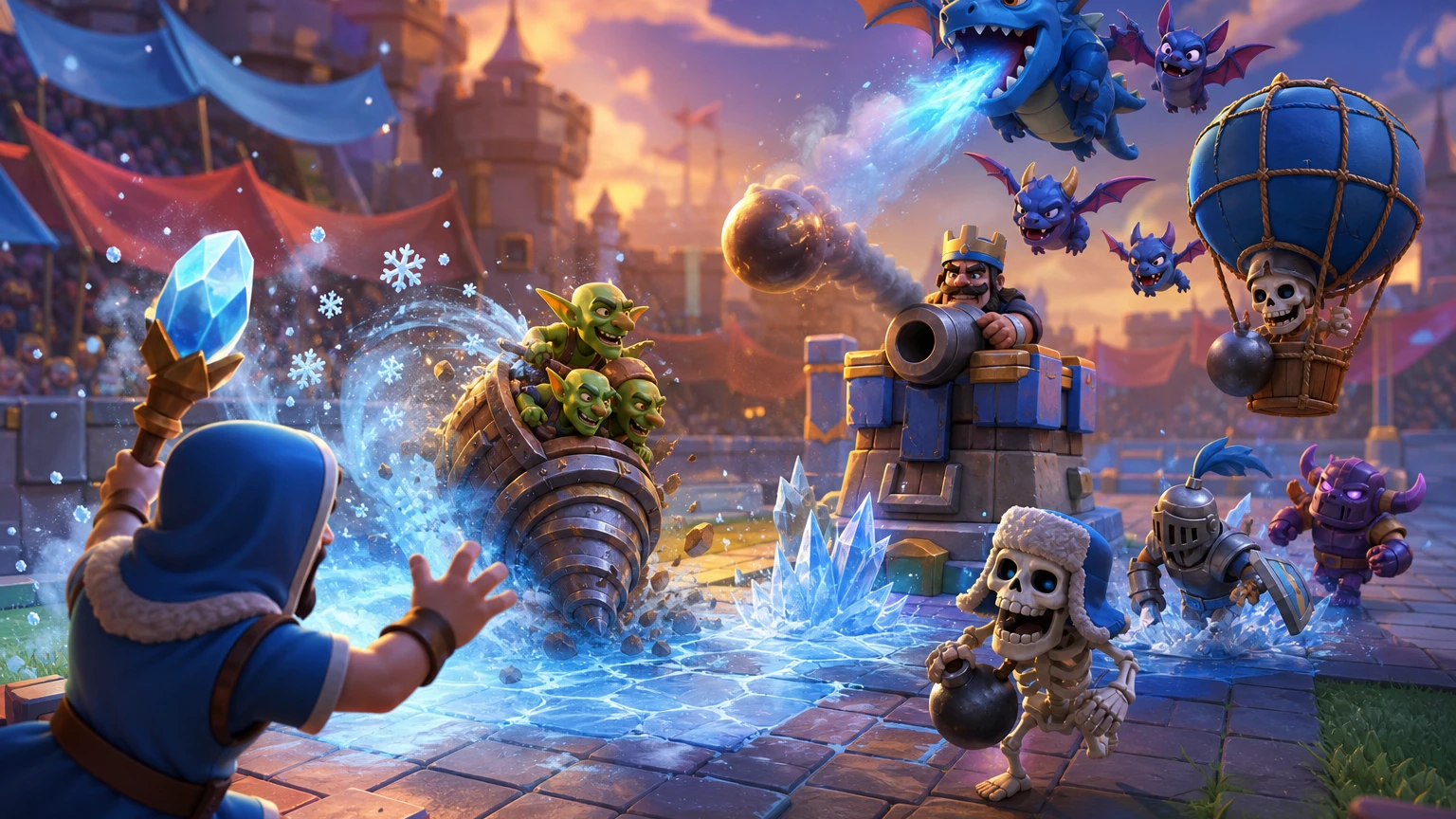 Clash Royale Ekim 2026 denge güncellemesindeki kartlar