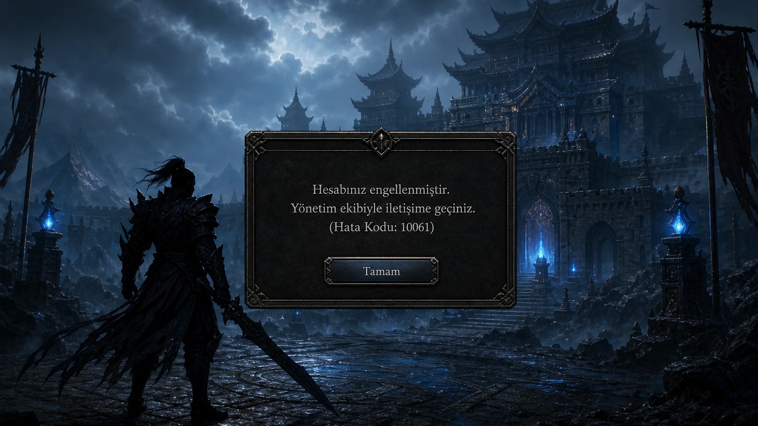 Metin2 hesap engelleme uyarısı