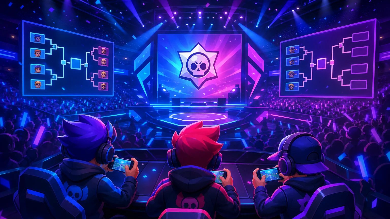 Brawl Stars Championship turnuva sahnesi ve eleme yolu