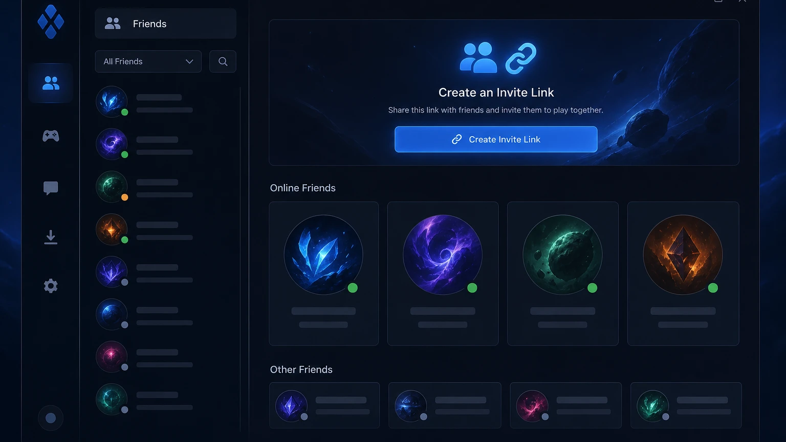 Steam Quick Invite bağlantısı oluşturma ekranı